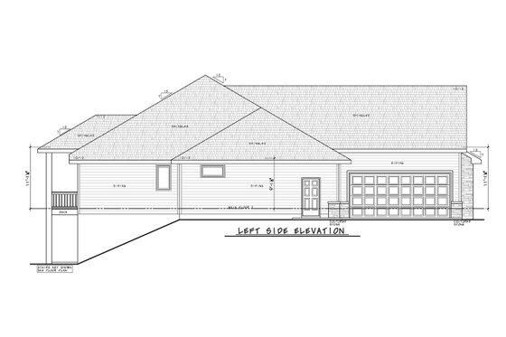 Exterior - Other Elevation for Craftsman House Plan #20-2369 - 4 bed, 4 bath