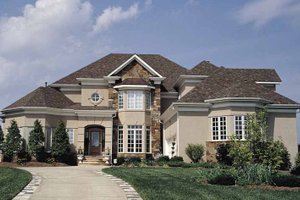 Home Plan - Mediterranean Exterior - Front Elevation Plan #453-126
