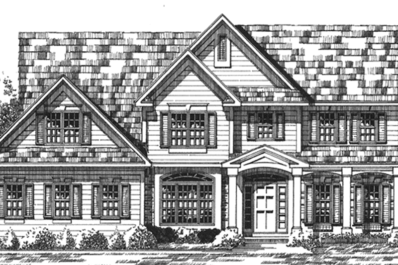 Dream House Plan - Country Exterior - Front Elevation Plan #1001-47