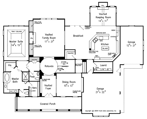 Dream House Plan - Country Floor Plan - Main Floor Plan #927-284