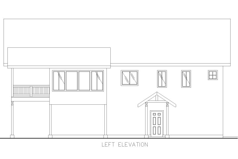 Home Plan - Exterior - Other Elevation for Southern House Plan #117-917 - 3 bed, 2.5 bath