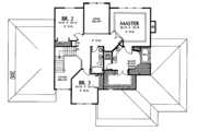 Mediterranean Style House Plan - 3 Beds 2.5 Baths 2723 Sq/Ft Plan #48-715 