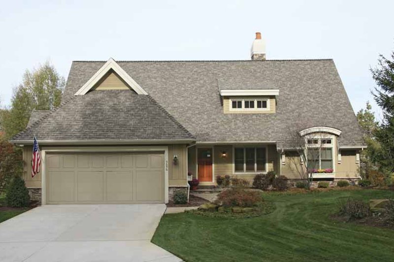 Architectural House Design - European Exterior - Front Elevation Plan #928-154