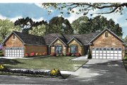 Ranch Style House Plan - 2 Beds 2 Baths 1398 Sq/Ft Plan #17-2977 