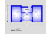 Modern Style House Plan - 2 Beds 1 Baths 199 Sq/Ft Plan #549-32 