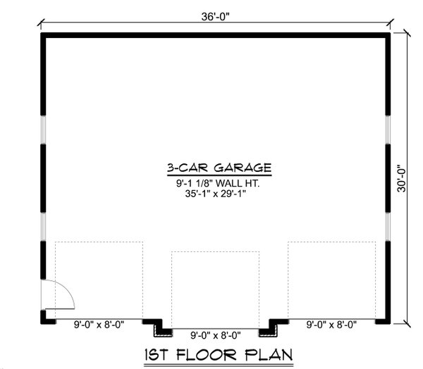 Modern Floor Plan - Main Floor Plan #1064-316