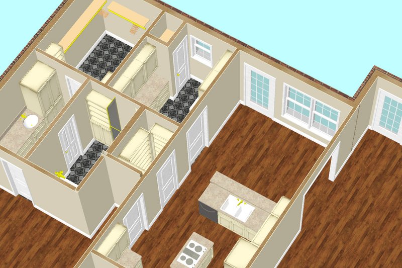 Dream House Plan - Interior - Other 1 for Southern House Plan #44-145 - 3 bed, 2.5 bath