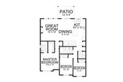 Contemporary Style House Plan - 4 Beds 3 Baths 1733 Sq/Ft Plan #112-233 