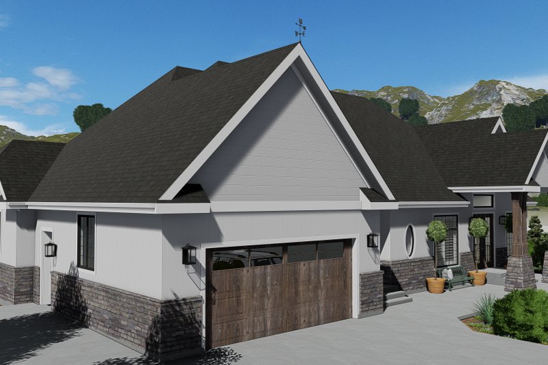 House Plan Design - Exterior - Front Elevation 11 for European House Plan #1060-75 - 3 bed, 3.5 bath