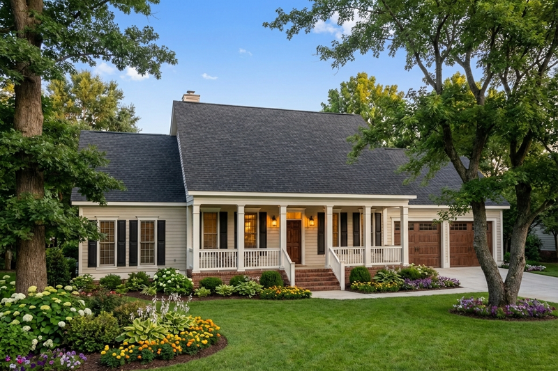 Home Plan - Exterior - Front Elevation 2 for Southern House Plan #406-270 - 4 bed, 2.5 bath