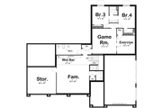 Modern Style House Plan - 2 Beds 2.5 Baths 2604 Sq/Ft Plan #455-663 Floor 
