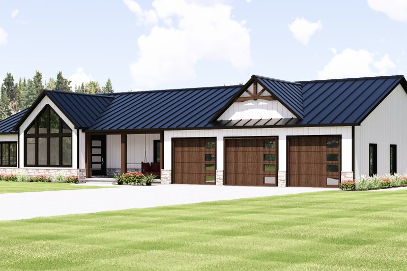 Dream House Plan - Exterior - Front Elevation 2 for Craftsman House Plan #1064-458 - 3 bed, 2 bath