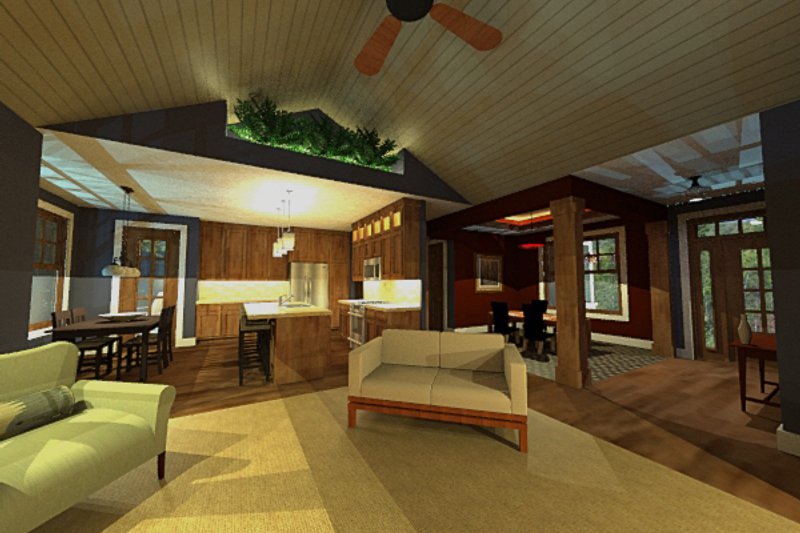 Dream House Plan - Exterior - Other Elevation 2 for Craftsman House Plan #51-521 - 3 bed, 2 bath