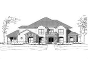 Colonial Style House Plan - 4 Beds 4.5 Baths 6600 Sq/Ft Plan #411-119 