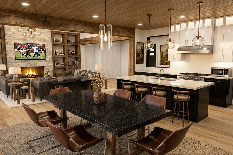 Dream House Plan - Interior - Kitchen for Contemporary House Plan #928-363 - 4 bed, 3.5 bath
