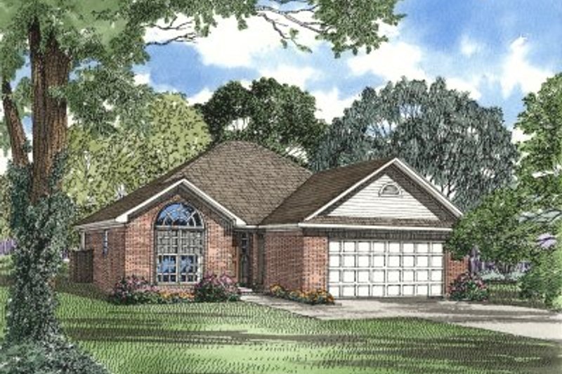 Home Plan - Traditional Exterior - Front Elevation Plan #17-152