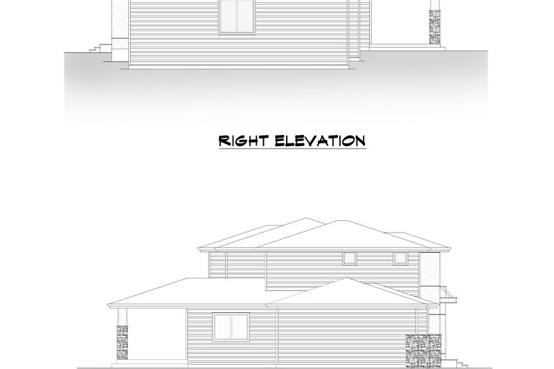 Dream House Plan - Exterior - Other Elevation 3 for Contemporary House Plan #1066-116 - 5 bed, 3.5 bath