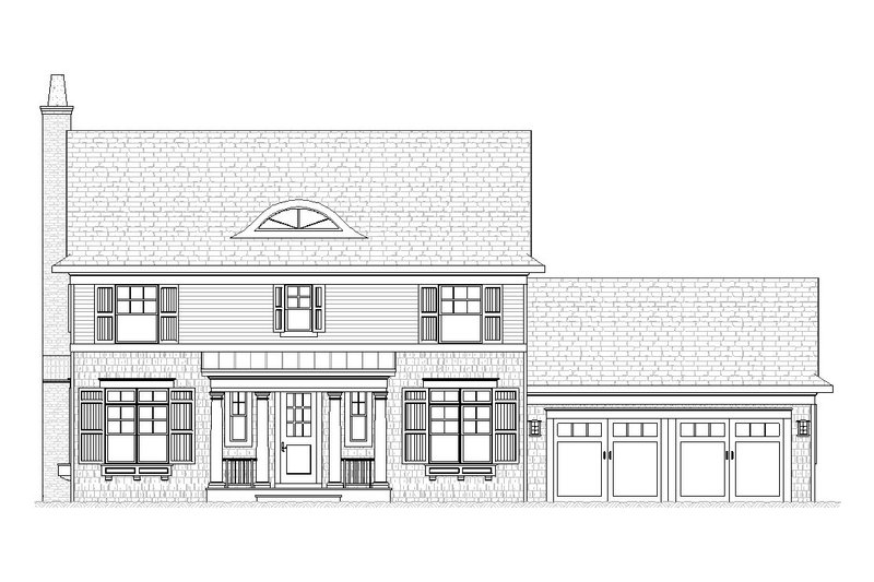 Dream House Plan - Exterior - Front Elevation 5 for Colonial House Plan #901-22 - 3 bed, 2.5 bath