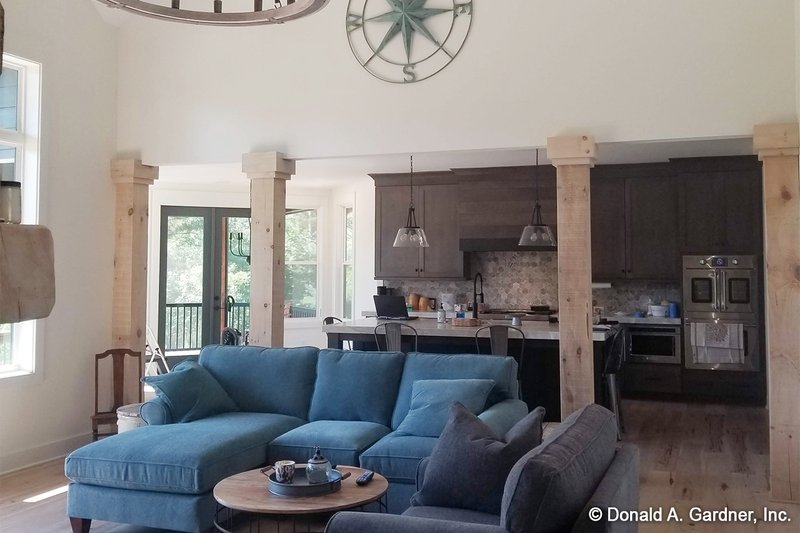 Architectural House Design - Interior - Family Room for Craftsman House Plan #929-970 - 4 bed, 4 bath