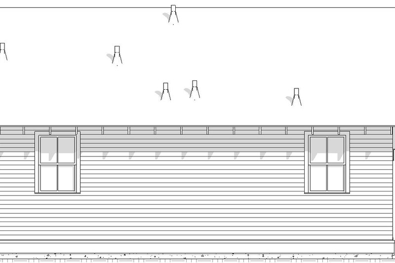 Home Plan - Exterior - Rear Elevation for Craftsman House Plan #895-151 - 1 bed, 1 bath