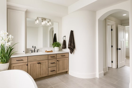 Interior - Master Bathroom for Craftsman House Plan #928-45 - 3 bed, 2.5 bath