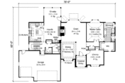 European Style House Plan - 3 Beds 2.5 Baths 2812 Sq/Ft Plan #51-139 