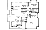 Contemporary Style House Plan - 3 Beds 2 Baths 2003 Sq/Ft Plan #60-690 