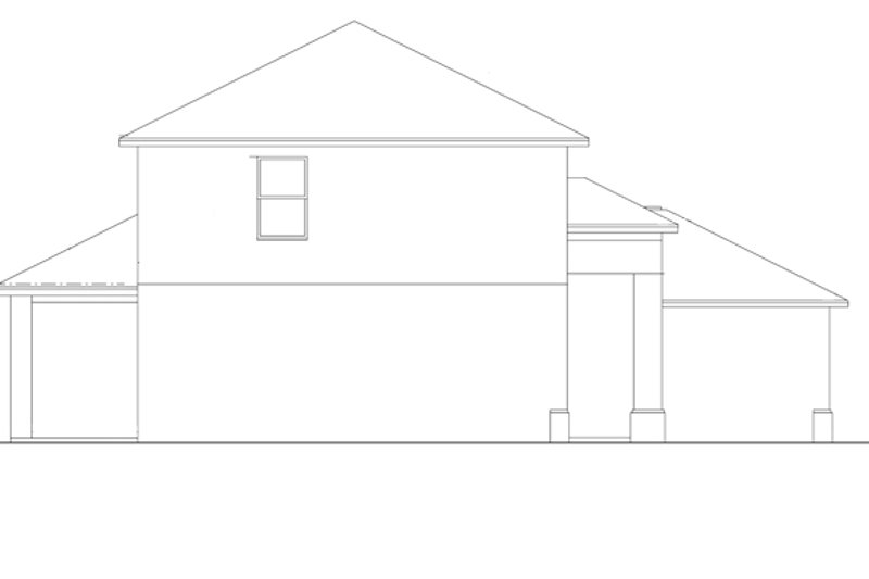 Home Plan - Exterior - Other Elevation for Colonial House Plan #1058-23 - 4 bed, 2.5 bath