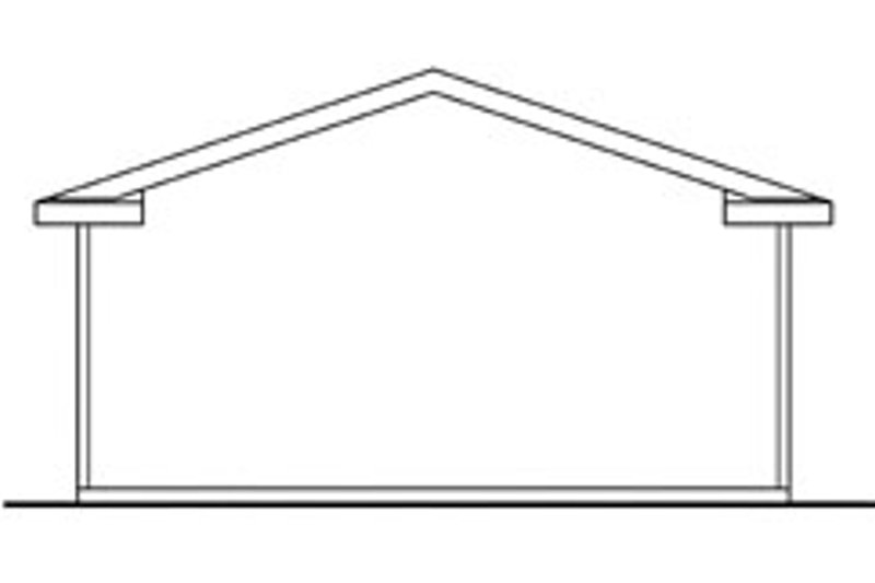 Home Plan - Exterior - Other Elevation for Traditional House Plan #124-652, 0 bath
