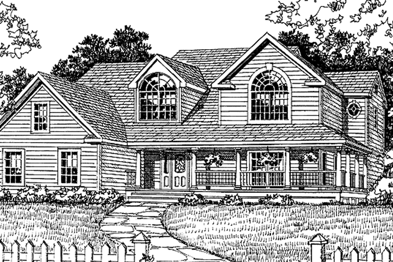 Home Plan - Victorian Exterior - Front Elevation Plan #314-209