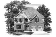 Colonial Style House Plan - 4 Beds 3 Baths 2251 Sq/Ft Plan #927-692 