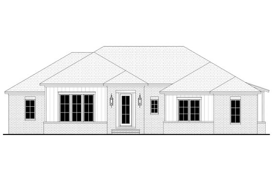 Exterior - Front Elevation 3 for Traditional House Plan #430-271 - 4 bed, 3.5 bath