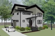 Modern Style House Plan - 3 Beds 2.5 Baths 1843 Sq/Ft Plan #79-351 