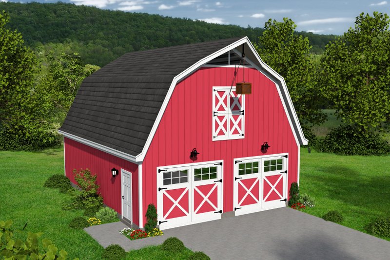 Architectural House Design - Farmhouse Exterior - Front Elevation Plan #932-159