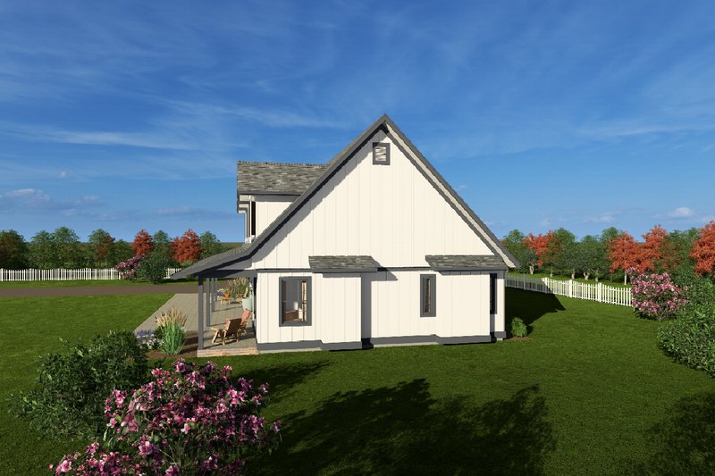 Architectural House Design - Exterior - Other Elevation 1 for Colonial House Plan #126-257 - 3 bed, 2.5 bath