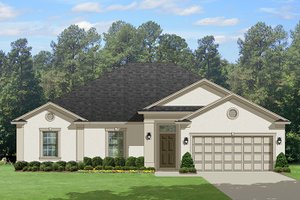 Exterior - Front Elevation 3 for Traditional House Plan #1058-119 - 3 bed, 2 bath