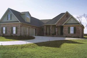 Exterior - Front Elevation 3 for Country House Plan #21-419 - 4 bed, 3 bath