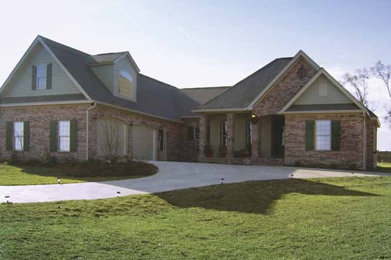 Exterior - Front Elevation 3 for Country House Plan #21-419 - 4 bed, 3 bath