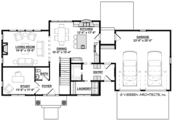 Colonial Style House Plan - 4 Beds 2.5 Baths 2608 Sq/Ft Plan #928-289 