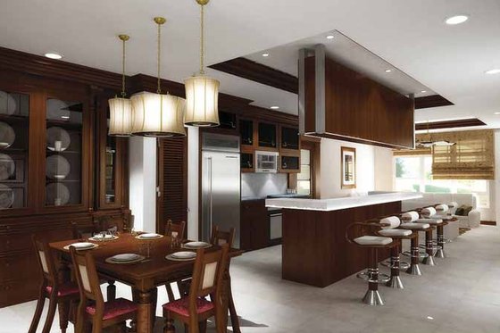 Interior - Kitchen for Contemporary House Plan #11-272 - 3 bed, 3.5 bath