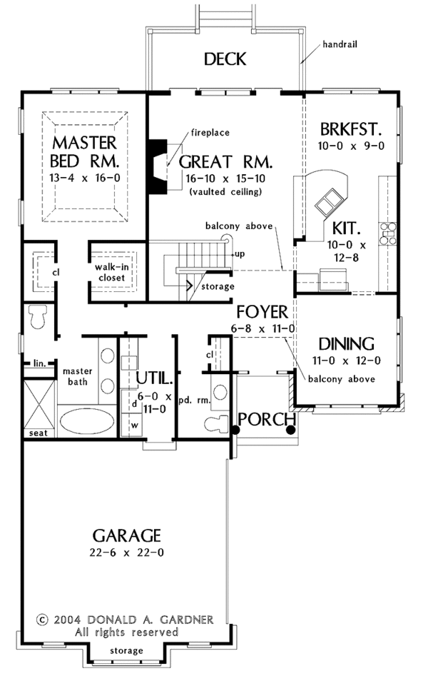Architectural House Design - Traditional Floor Plan - Main Floor Plan #929-723