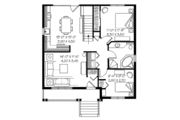 Country Style House Plan - 2 Beds 1 Baths 911 Sq/Ft Plan #23-2375 