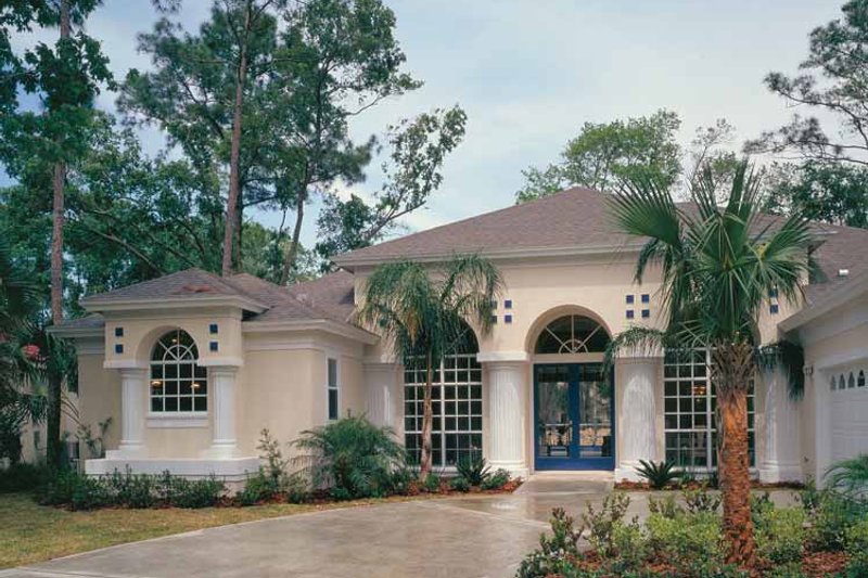 Home Plan - Exterior - Front Elevation 5 for Mediterranean House Plan #417-651 - 4 bed, 3 bath