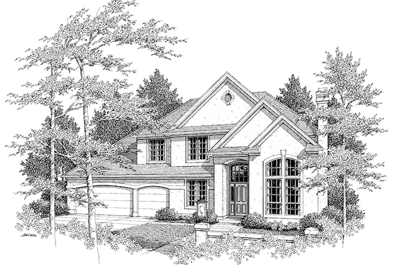 Exterior - Front Elevation 3 for Traditional House Plan #48-780 - 3 bed, 2.5 bath