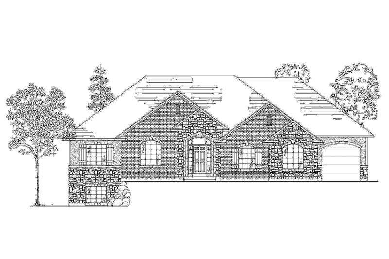 Home Plan - Exterior - Front Elevation 3 for Traditional House Plan #945-91 - 3 bed, 2.5 bath