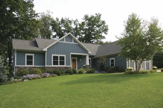 Exterior - Front Elevation 4 for Craftsman House Plan #928-147 - 4 bed, 3.5 bath