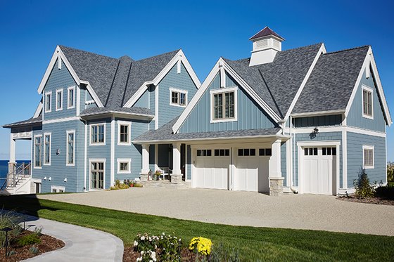Architectural House Design - Exterior - Front Elevation for Country House Plan #928-297 - 2 bed, 2.5 bath
