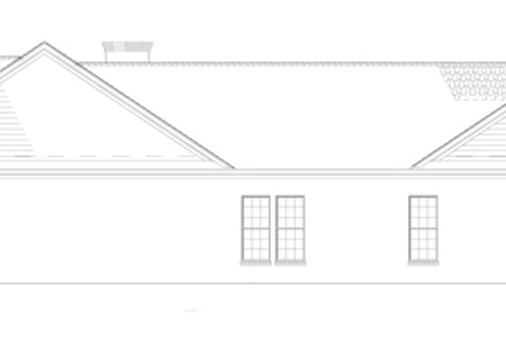 Exterior - Other Elevation for Country House Plan #17-2903 - 3 bed, 2 bath