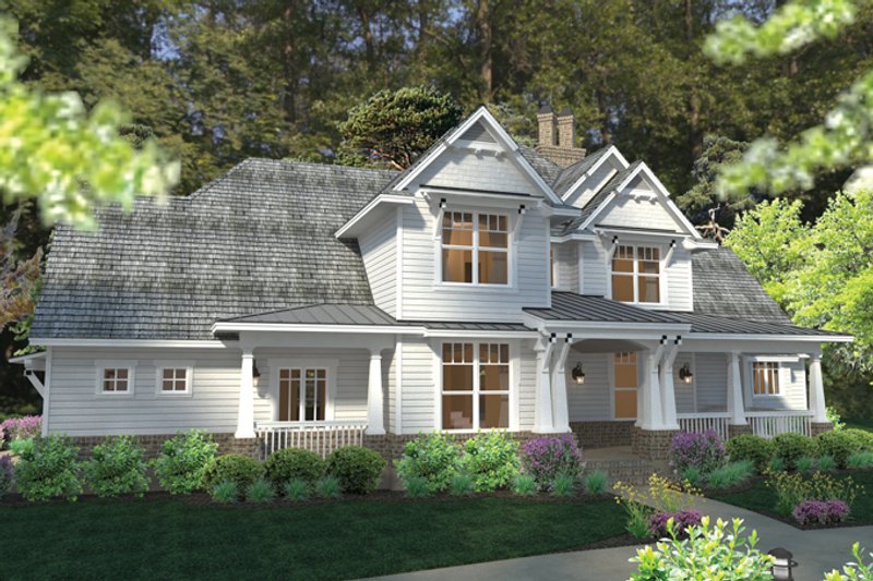 Architectural House Design - Exterior - Front Elevation 5 for Craftsman House Plan #120-248 - 3 bed, 2.5 bath