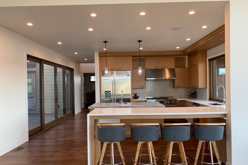 House Blueprint - Interior - Kitchen 1 for Contemporary House Plan #892-35 - 3 bed, 3.5 bath
